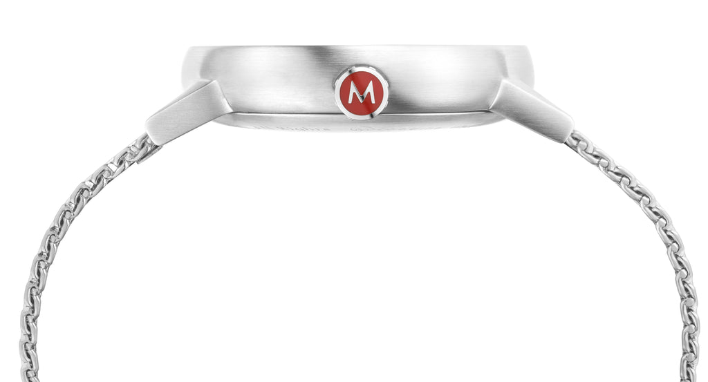 MONDAINE evo2, 40mm, stainless steel watch, MSE.40210.SM