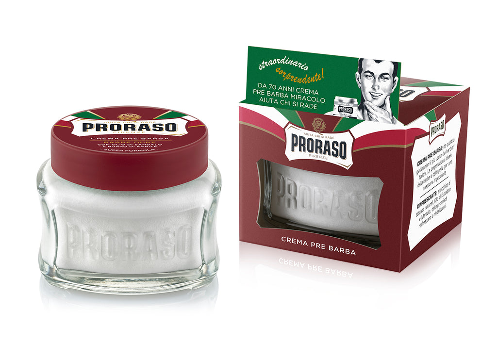 Proraso Pre shave Cream Sandalwood Coarse Beards  100ml P122