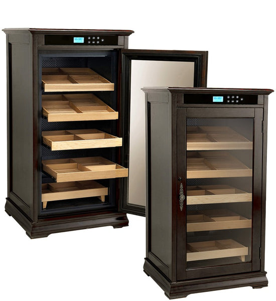 The Redford Espresso Humidor Cabinet for 1250 Cigars