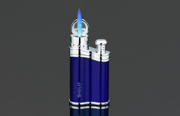 SIGLO Bean Shape Lighter -  Dark Blue