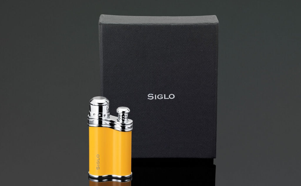 SIGLO Bean Shape Lighter - Cohiba Yellow