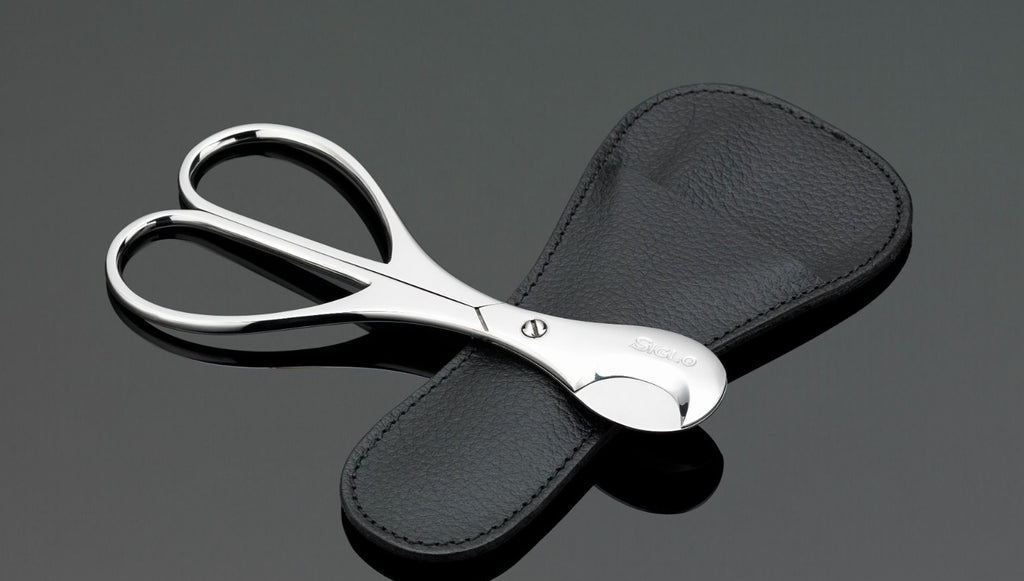 SIGLO Cigar Scissors Large with Pouch