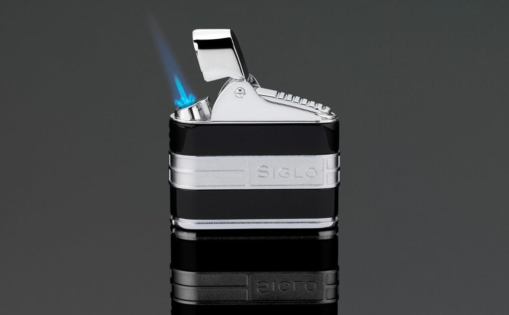 SIGLO Retro II Lighter - Shiny Black
