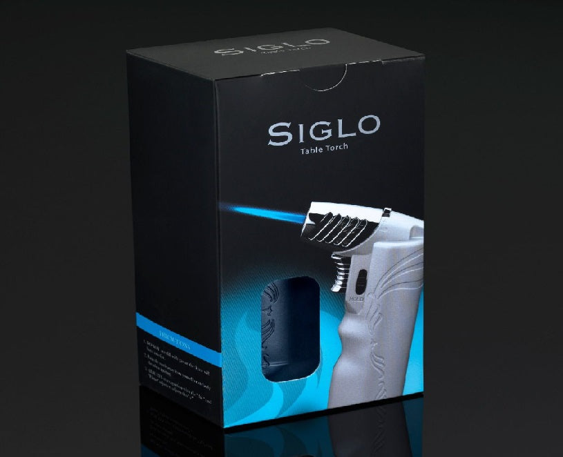 SIGLO Table Torch Oval- Black