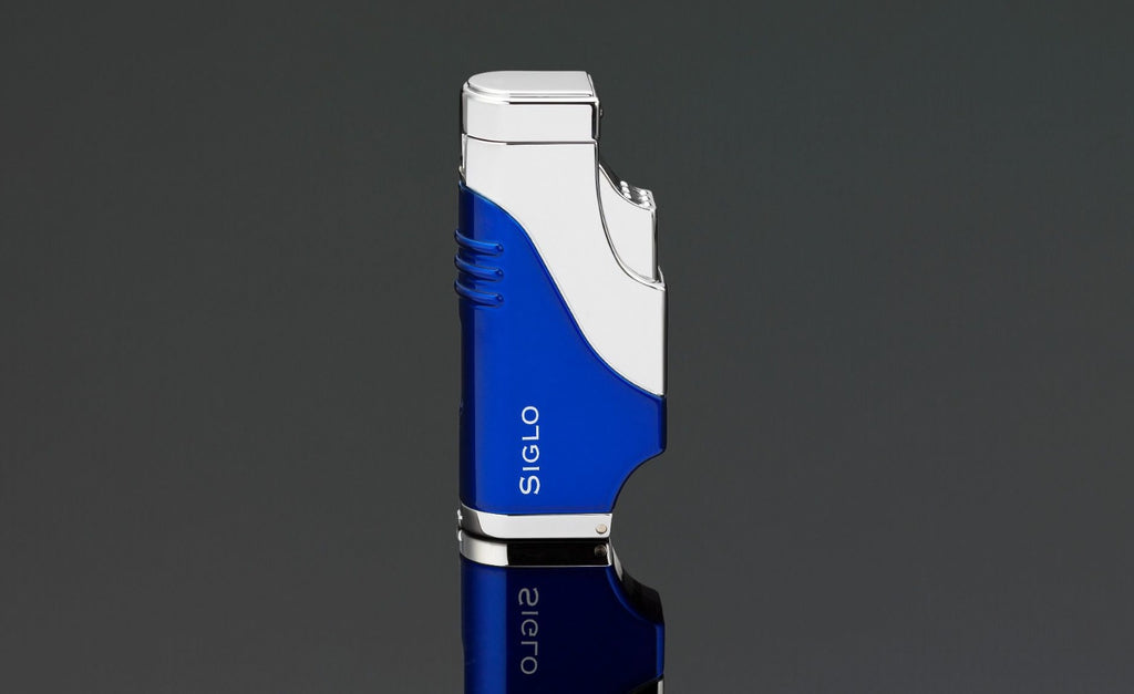 SIGLO Triple Flame Lighter - Blue