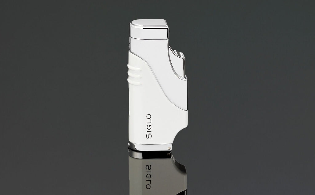 SIGLO Triple Flame Lighter - White
