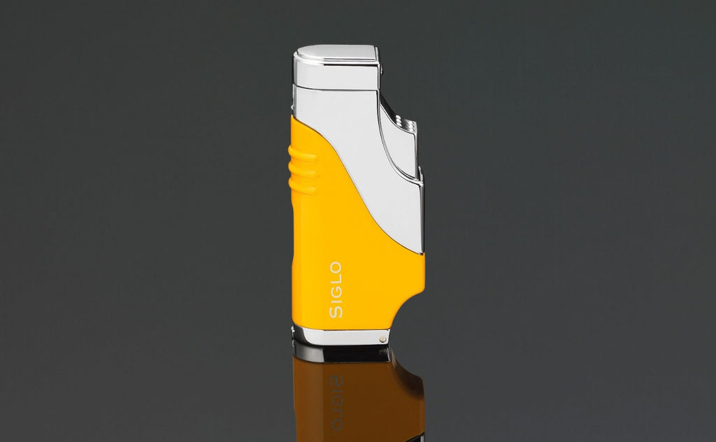 SIGLO Triple Flame Lighter - Yellow