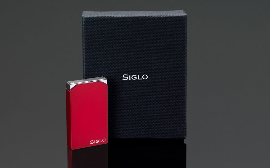 SIGLO Twin Flame Lighter Burgundy