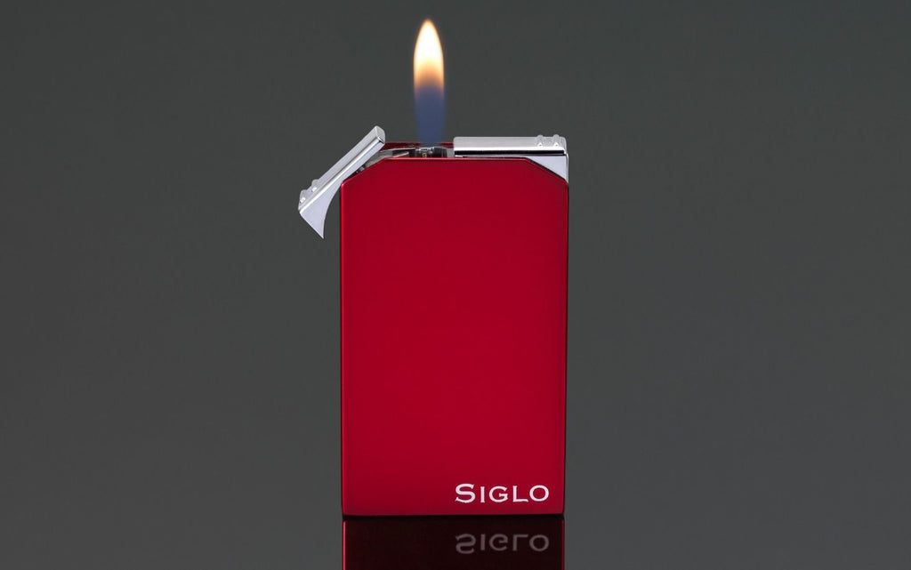 SIGLO Twin Flame Lighter Burgundy
