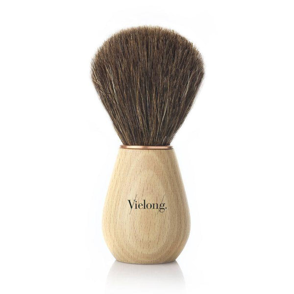 Vie-Long Wave Horse Hair Shaving Brush, Wood Handle VL-B0020921