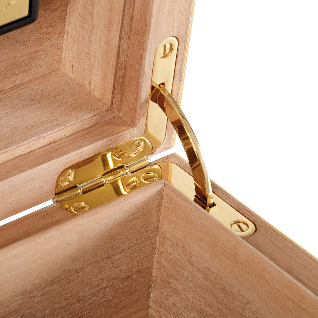 Elie Bleu Royal Ebony Wood Humidor for 75 cigars NO15EBR075S