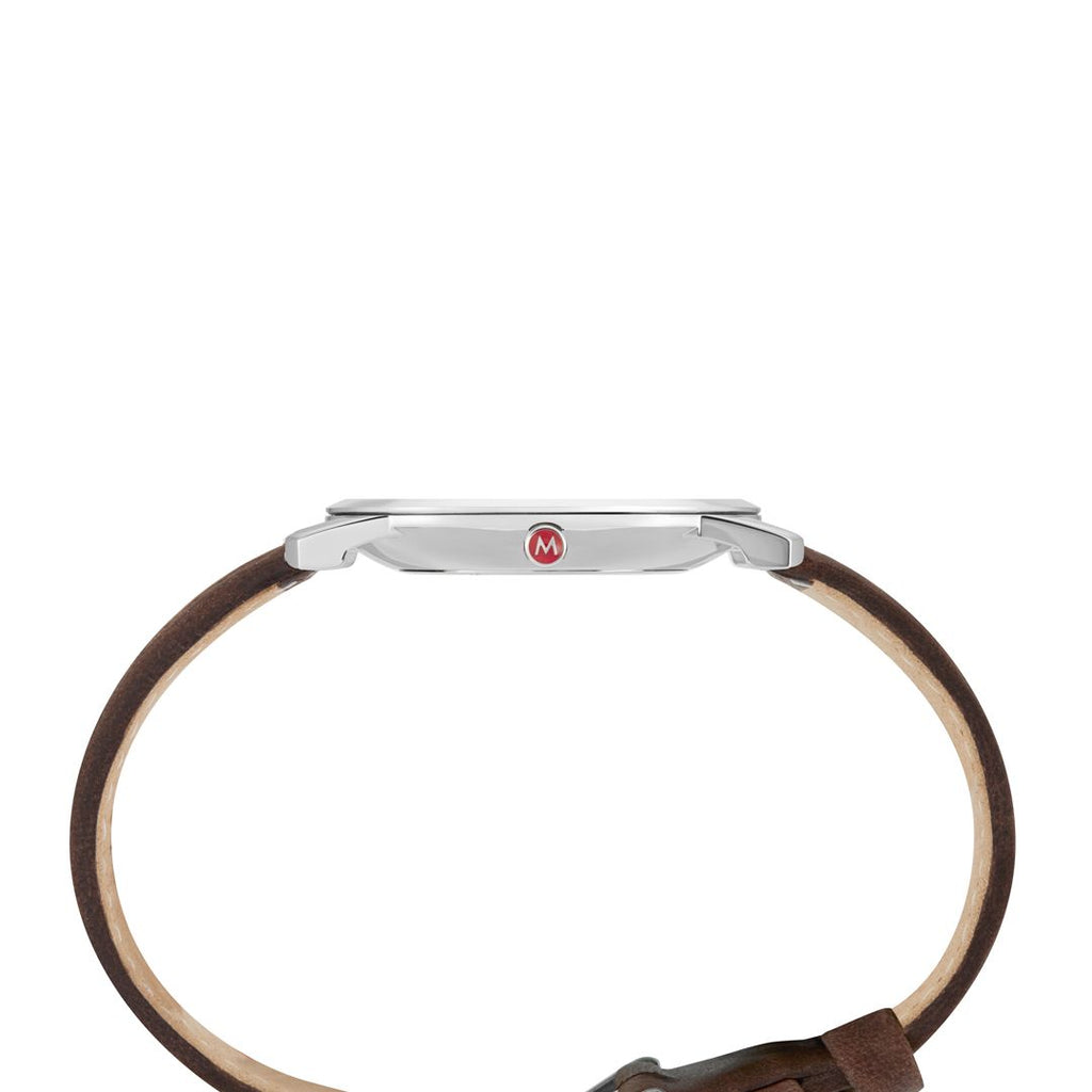 Mondaine Simply Elegant 41mm Brown Leather Watch A638.30350.12SBG