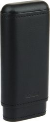 Adorini Cigar Case real leather 2-3 cigars Black 3811