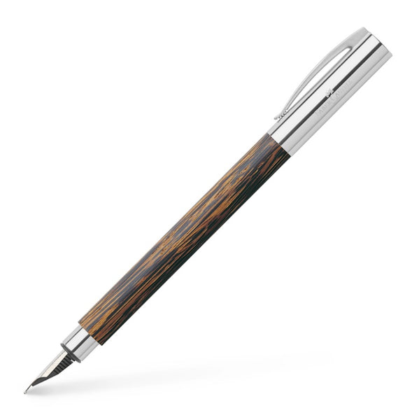 Faber-Castell Ambition Fountain Pen, Coconut Wood - Medium - #148170