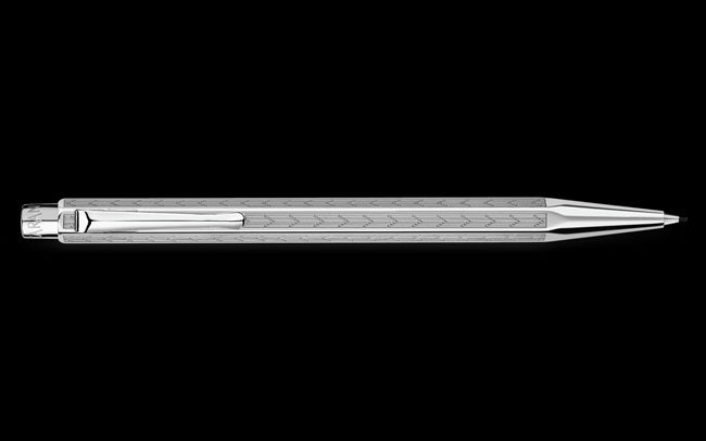 Caran D'ache Palladium-Coated ECRIDOR CHEVRON Mechanical Pencil