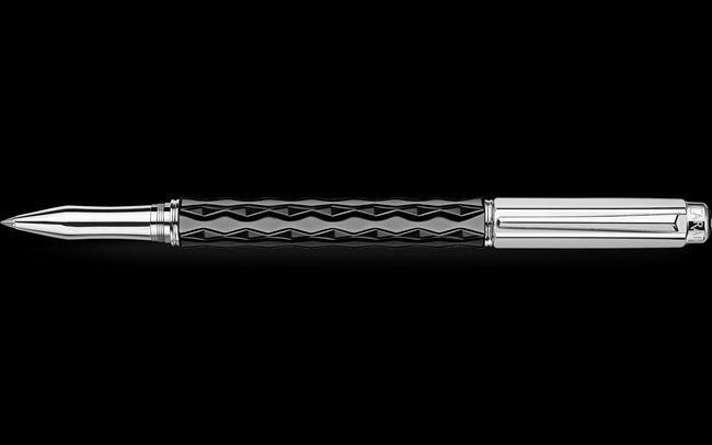 Caran D'Ache VARIUS CERAMIC Black Roller Pen