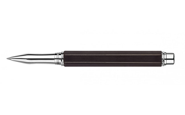 Caran D'Ache Silver-Plated and Rhodium-Coated VARIUS EBONY Roller Pen
