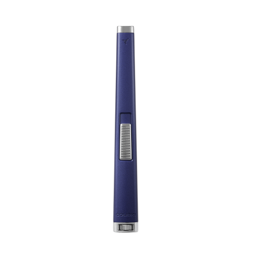 Colibri Aura Flat Flame Lighter Blue & Chrome LI450T2