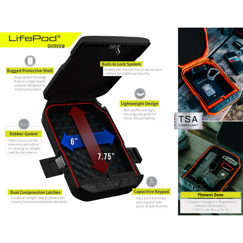 Vaultek LifePod TrekPack (Black Camo Bag) TPS10-BK2