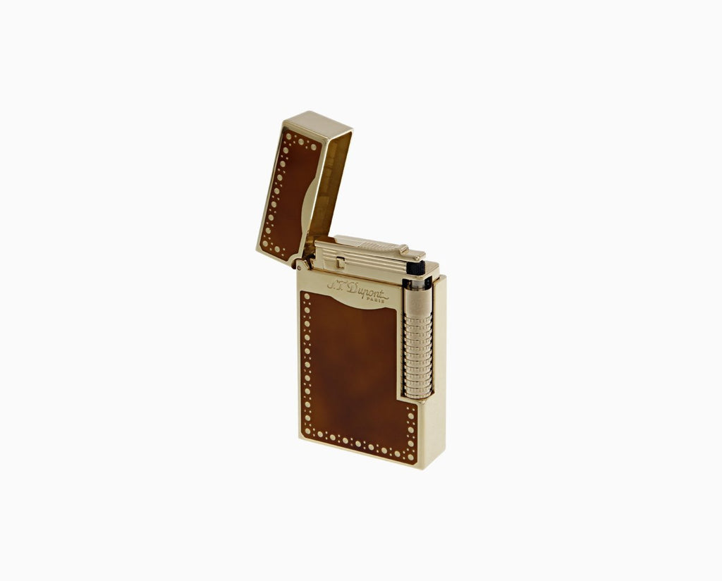 S.T. Dupont LE GRAND DERBY YELLOW GOLD LIGHTER - 023022
