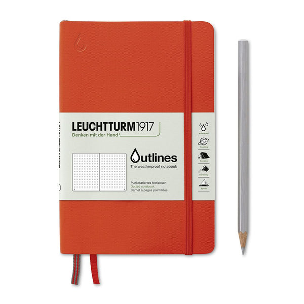 Leuchtturm Notebook  Outlines Signal Orange 363019